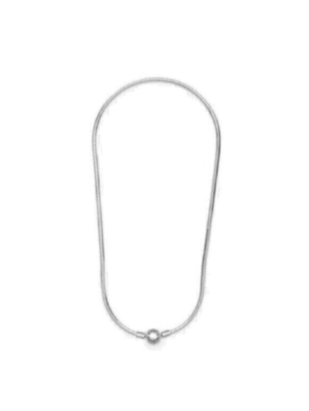 NWT Pandora Moments Snake Silver Chain Necklace Class 50cm Chain Necklace Round
